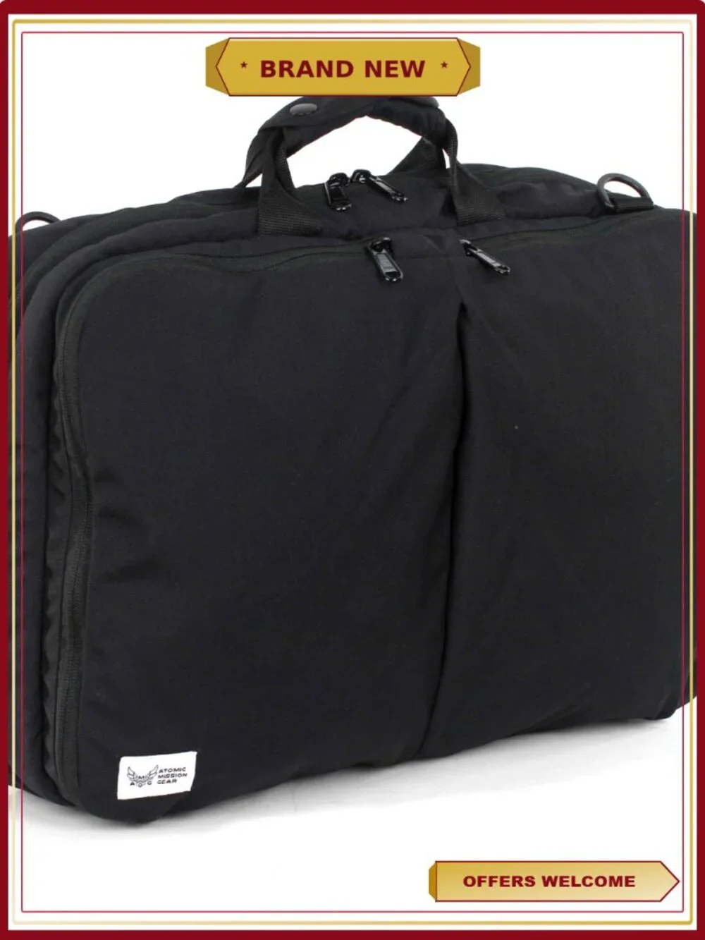 Unisex Venture Backpack - 1050D Nylon, Laptop Padded, Versatile